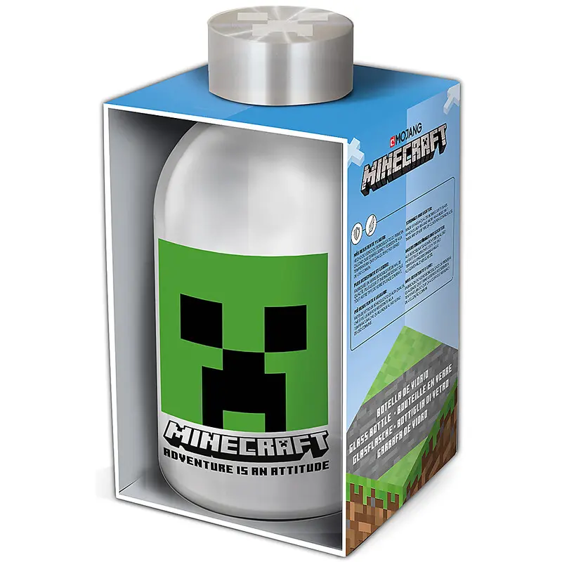 Minecraft Glassflaske 620ml