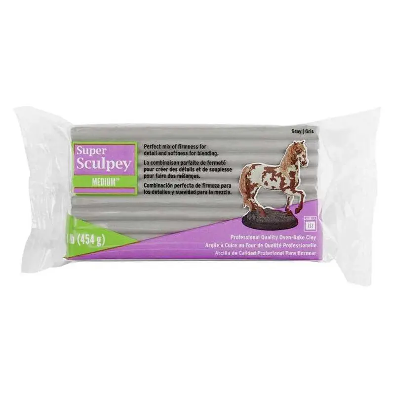 Super Sculpey Medium Gray - 454 g