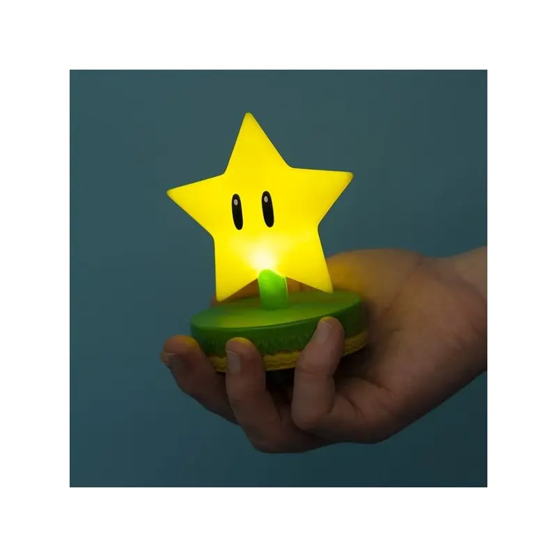 Super Mario Super Star Lampe - 10 cm