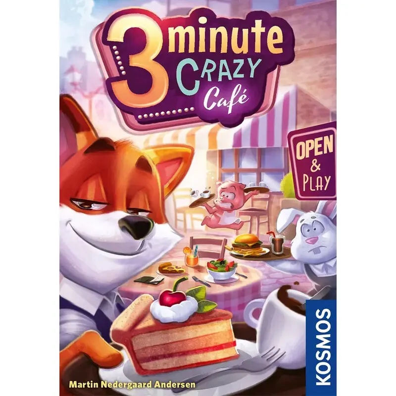 3 Minute Crazy Cafe Brettspill