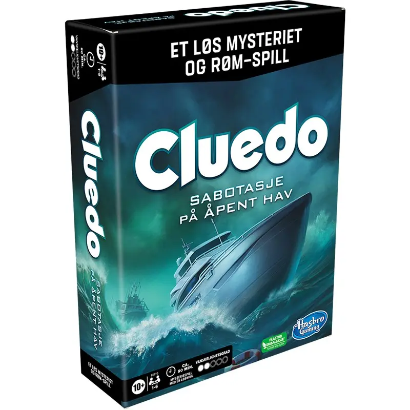 Cluedo Sabotasje på åpent hav Brettspill