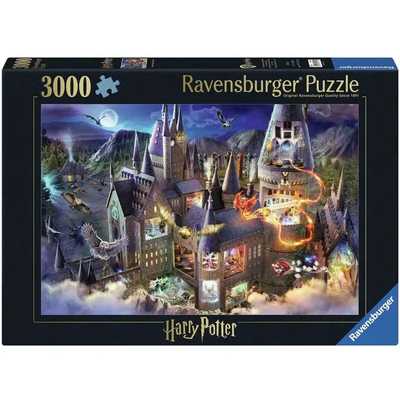 Hogwarts Castle Cutaway 3000 biter