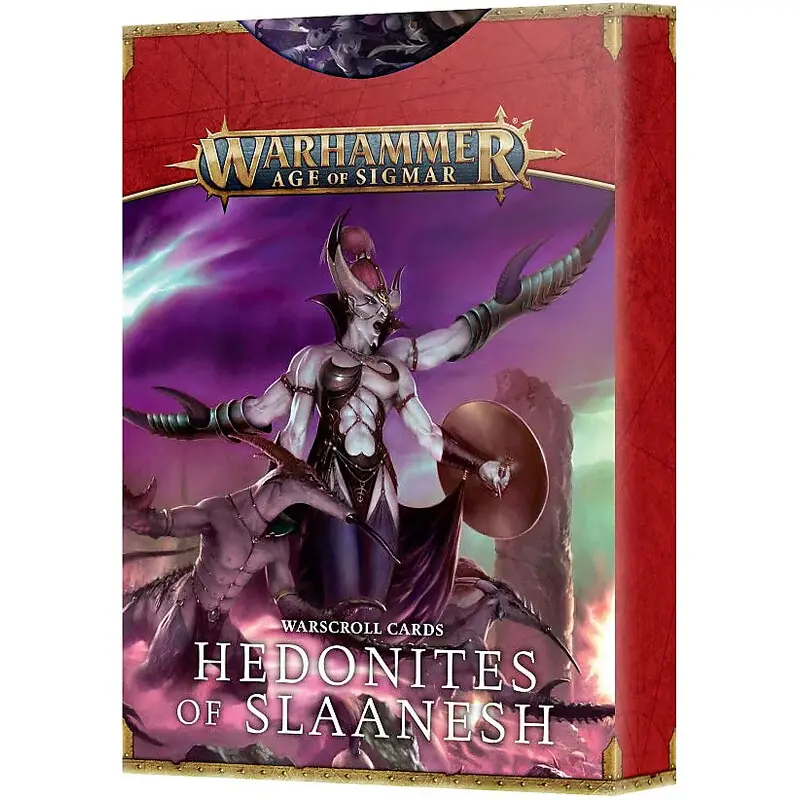 Hedonites of Slaanesh Warscroll Cards