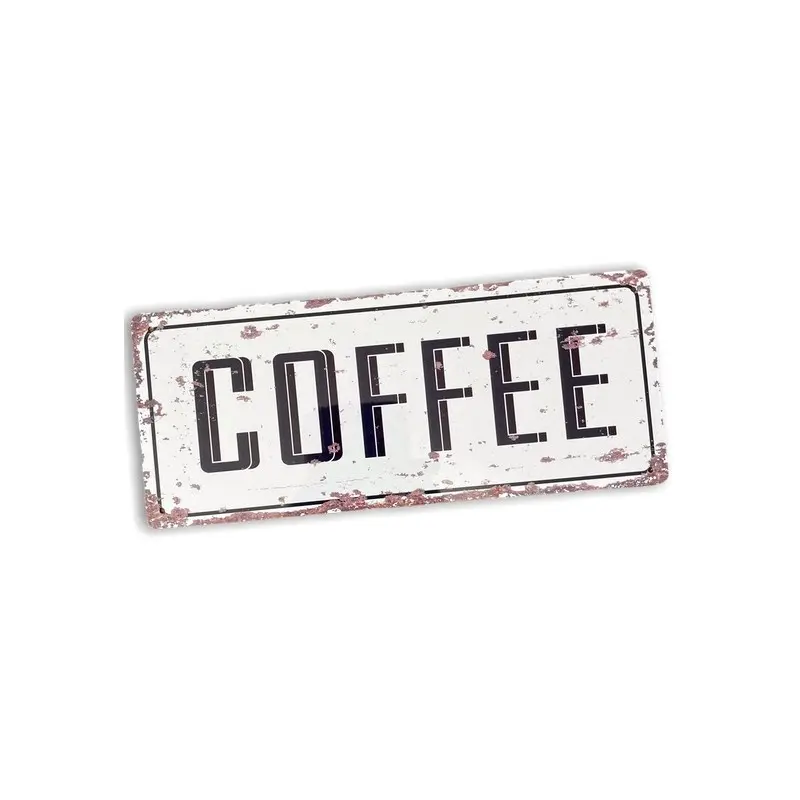 Metall Skilt Coffee