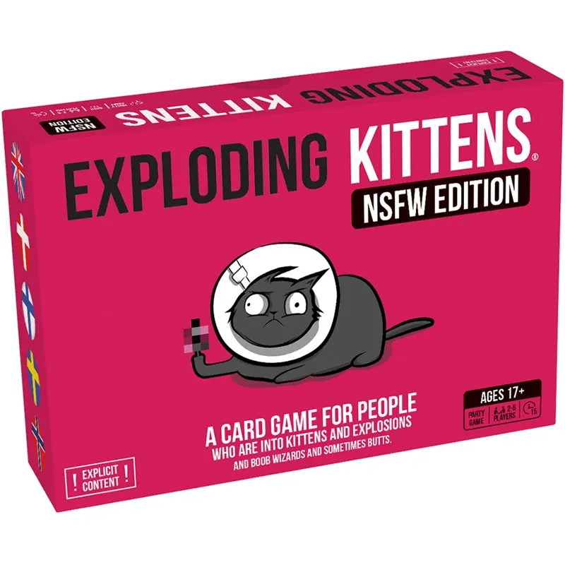 Exploding Kittens NSFW Ed Pink - Norsk