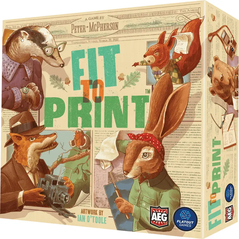 Fit to Print Brettspill