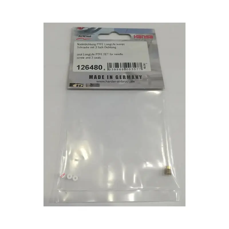 H&S PTFE Set for Needle Screw + 3 Seals