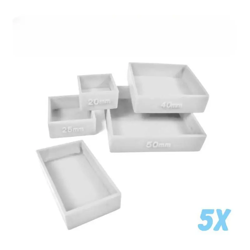 Bases Containment Moulds Square x5