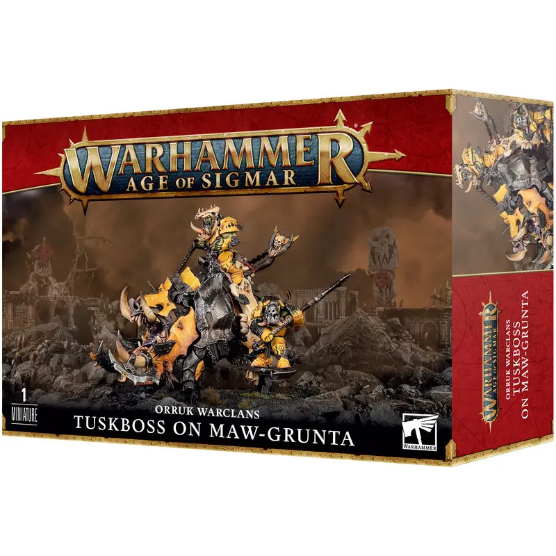 Orruk Warclans Tuskboss on Maw-Grunta