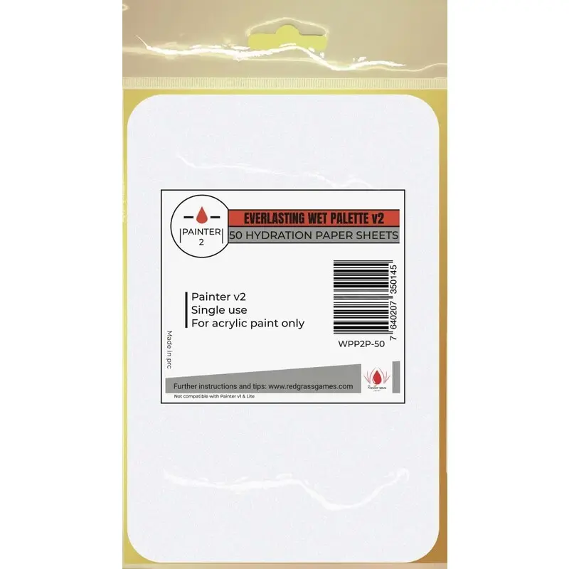 Painter v2 Hydration Paper Sheets 50stk