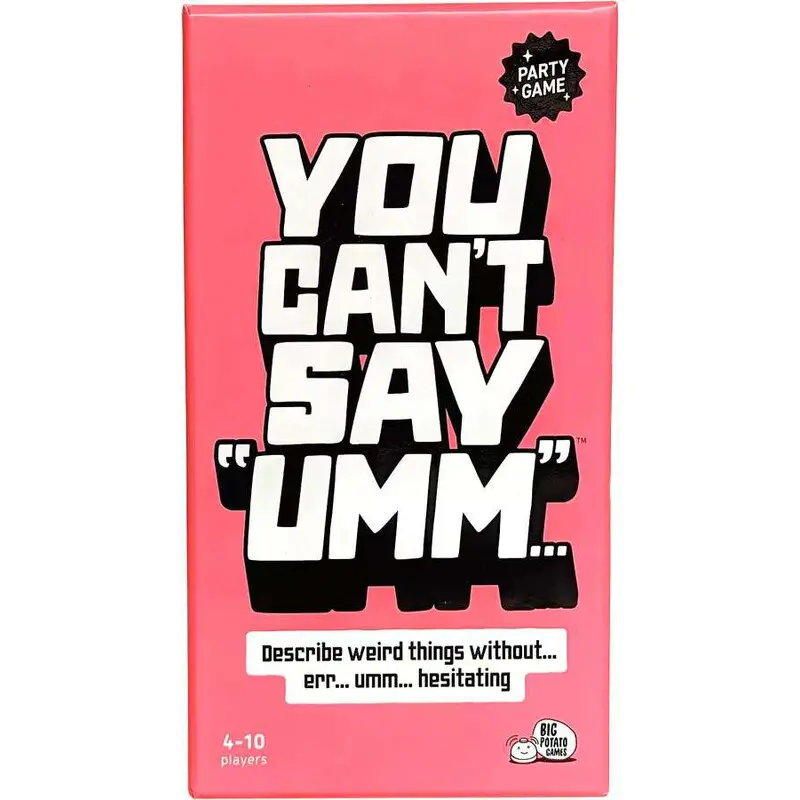 You Cant Say Umm Partyspill