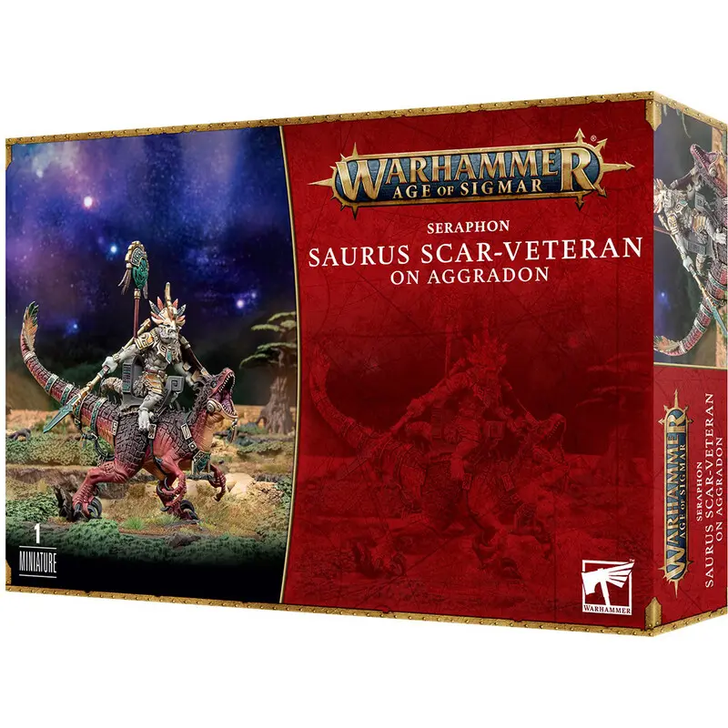 Seraphon Saurus Scar-Veteran on Aggradon