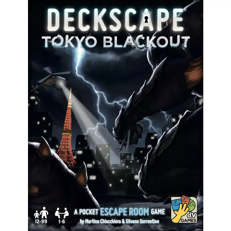 Deckscape Tokyo Blackout Brettspill