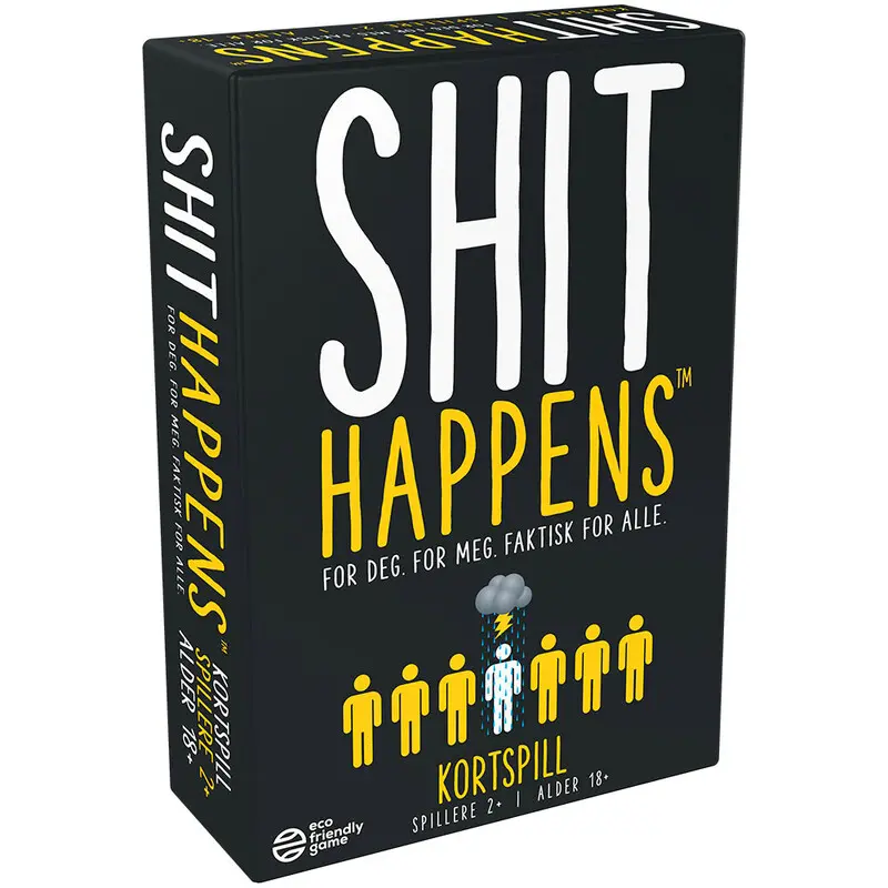 Shit Happens Partyspill - Norsk