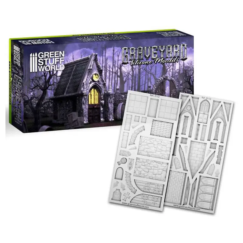 Graveyard Silicone Mould 1:48