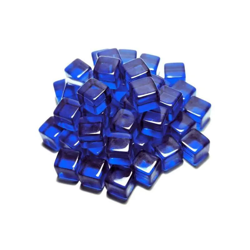 Acrylic Cube Tokens - Blue