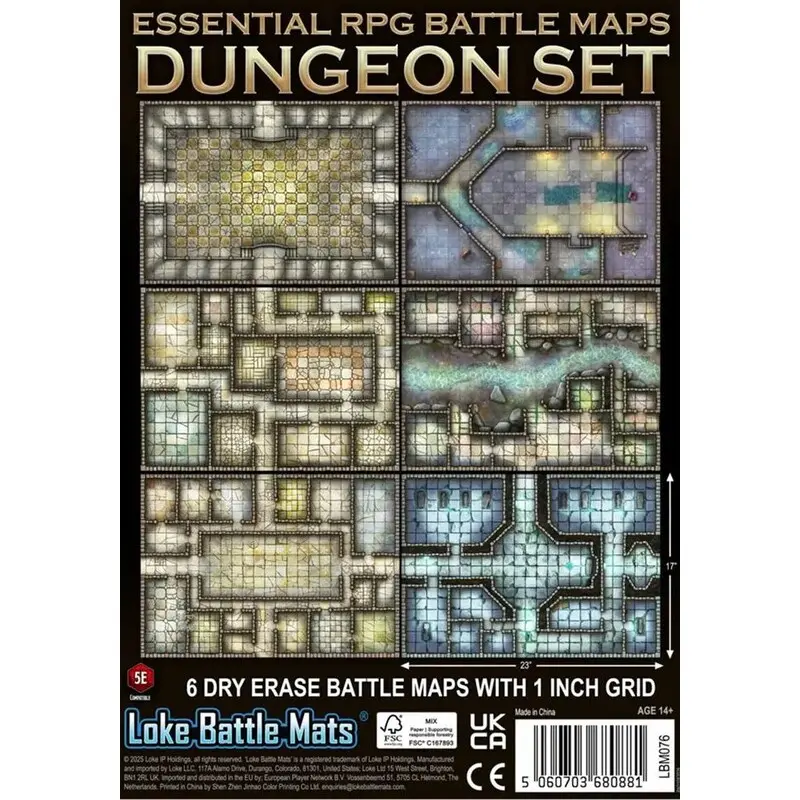 Essential RPG Battle Maps Dungeon Set