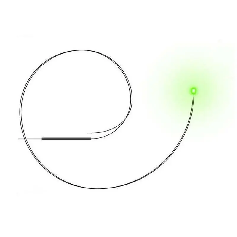 LED Light Green - 1mm (10 stk)