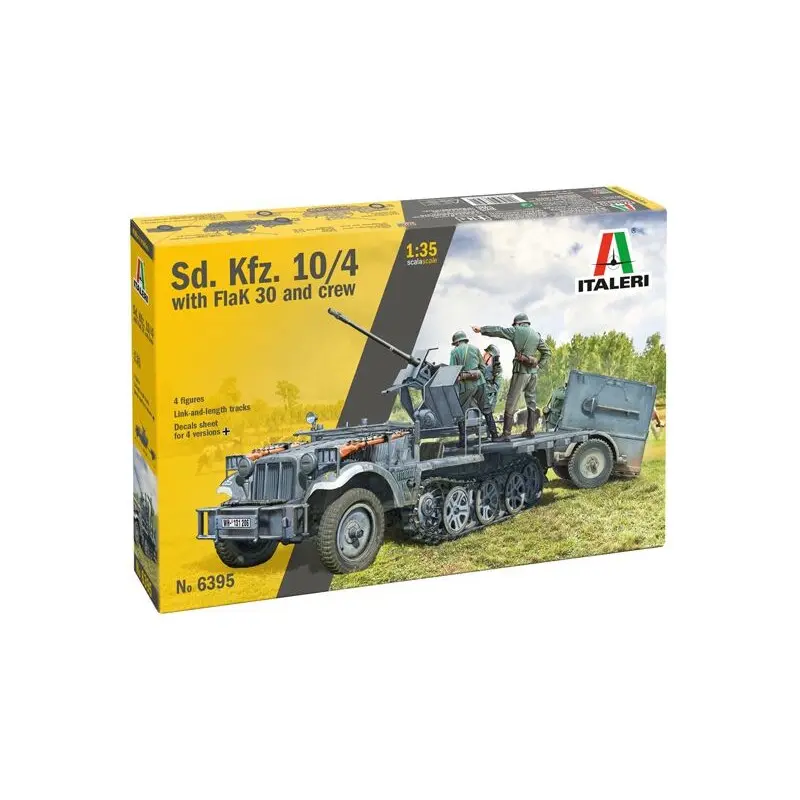 Sd Kfz 10/4 with FlaK 30 and crew