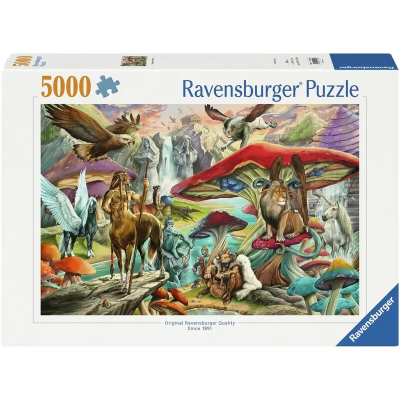 Mushrooms & Myths 5000 biter Puslespill