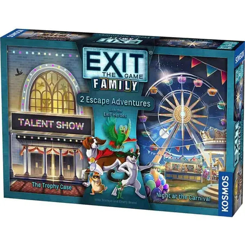 EXIT Family The Trophy Heist Brettspill