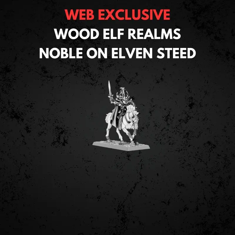 Wood Elf Realms Noble on Elven Steed