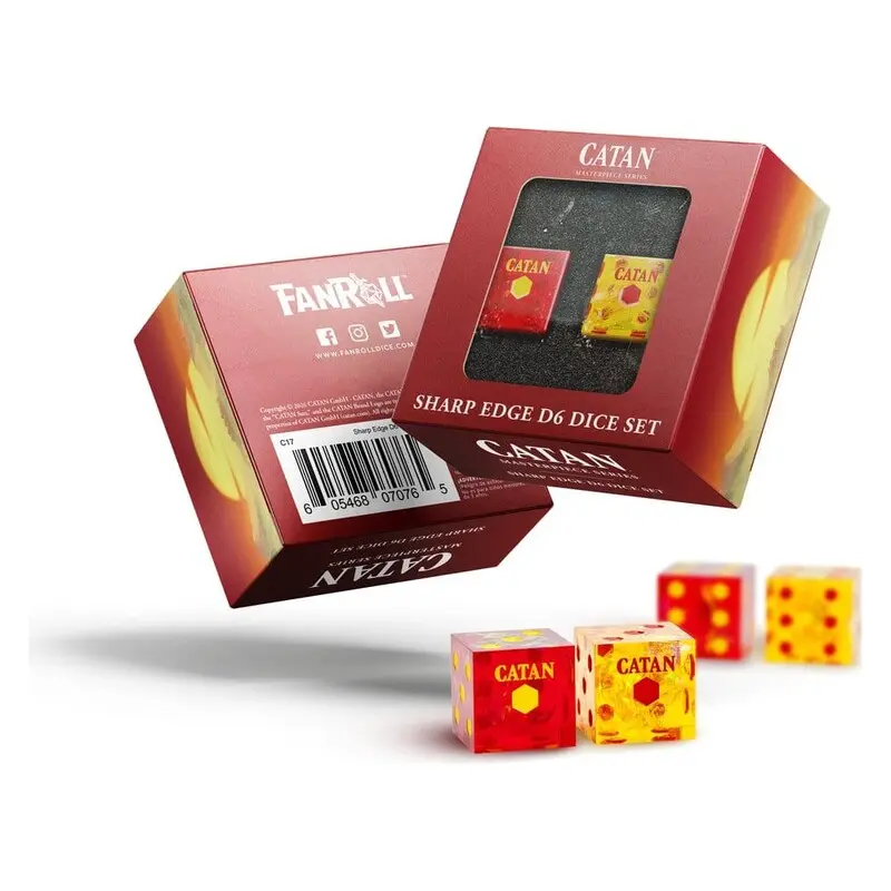 Catan Sharp Edge D6 Dice Set