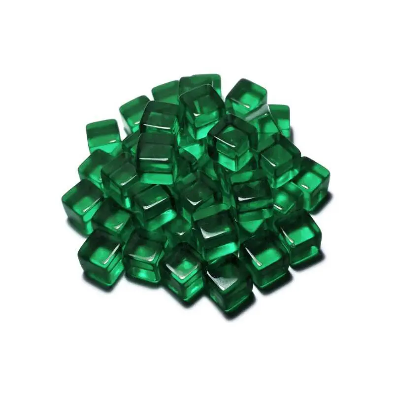 Acrylic Cube Tokens - Green