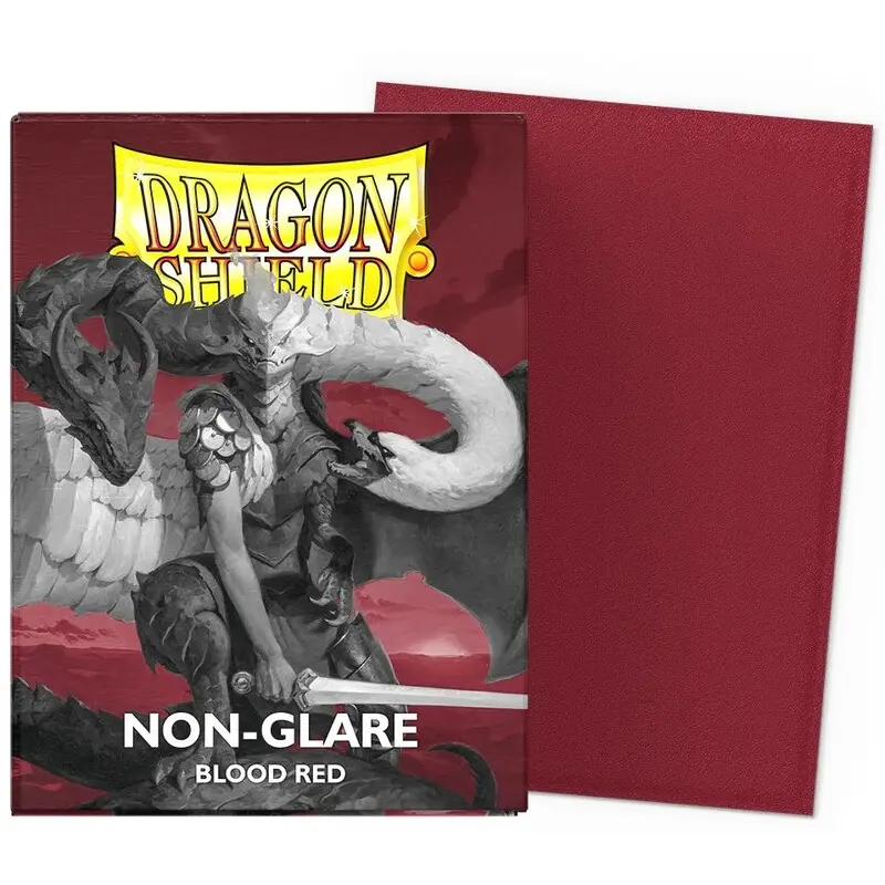 Sleeves Matte Non-Glare Blood Red