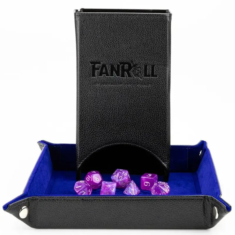 Fold Up Dice Tower - Svart