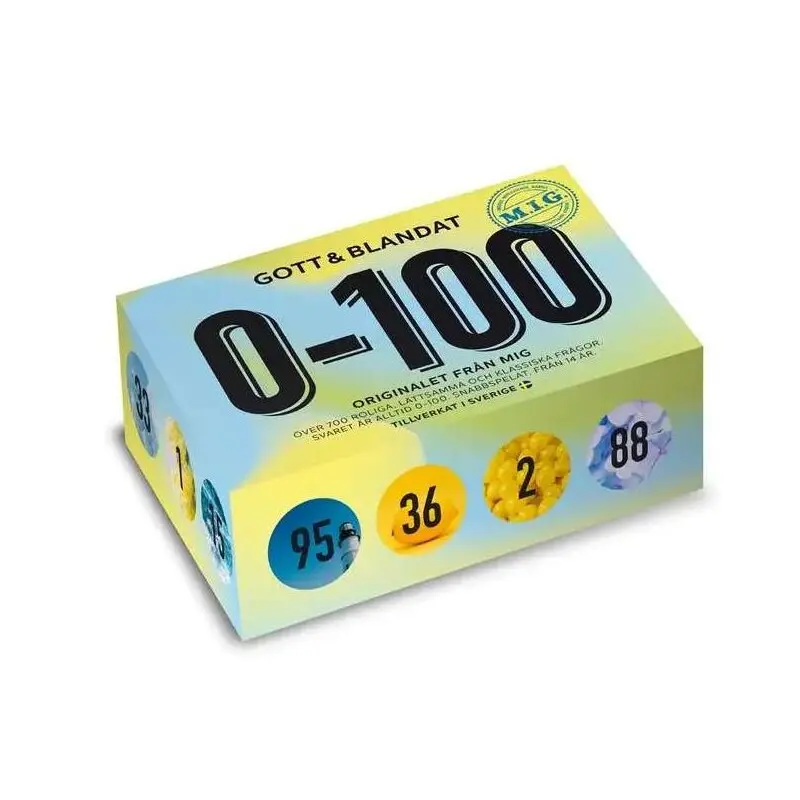 0-100 Gott & Blandat - SVENSK