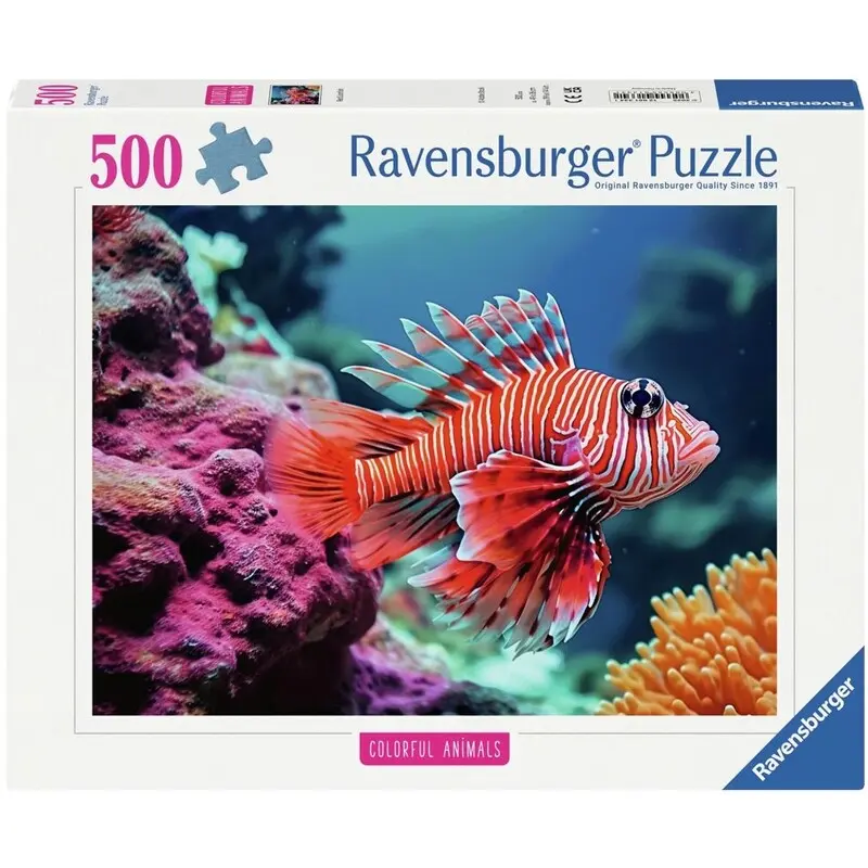 Red Lionfish 500 biter Puslespill