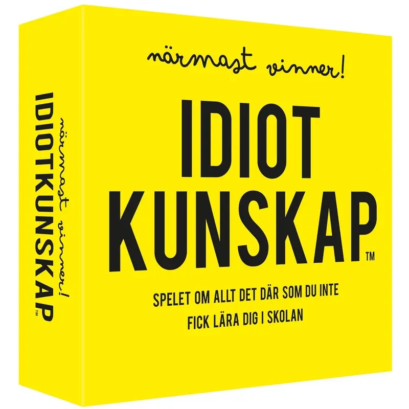 Idiotkunskap Närmast vinner - SVENSK
