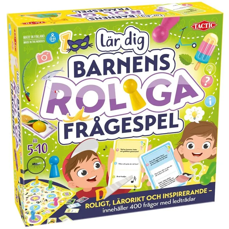 Lär dig Barnens roliga frågespel SVENSK