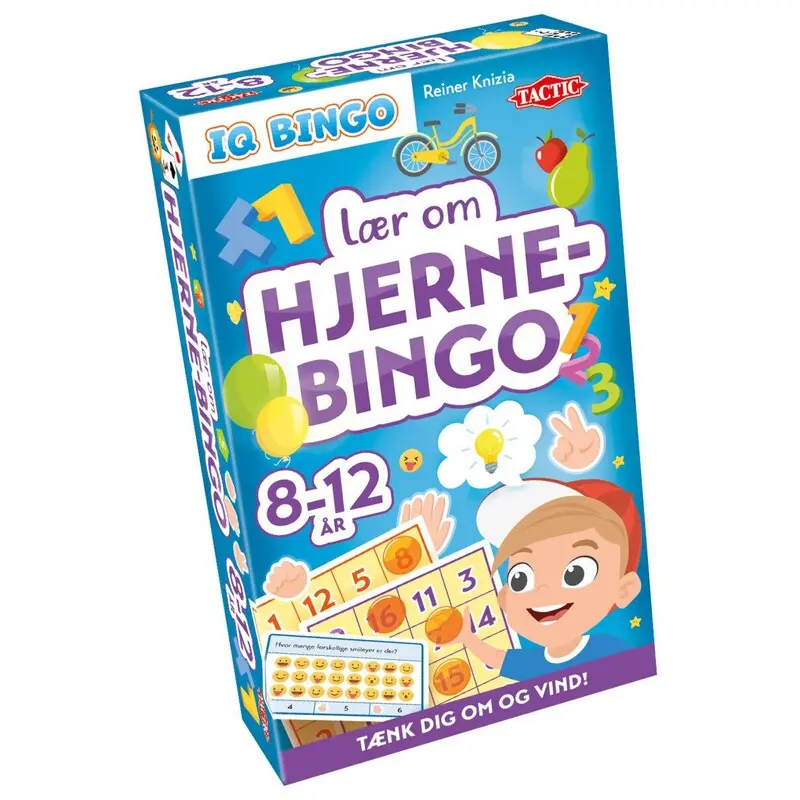 Lær om Hjernebingo IQ Bingo - DANSK