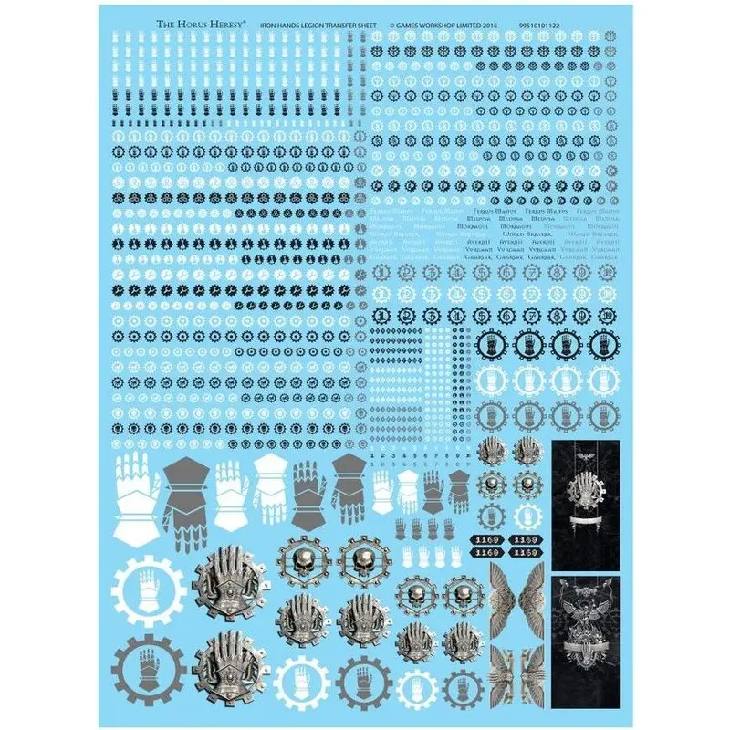 Iron Hands Legion Transfer Sheet