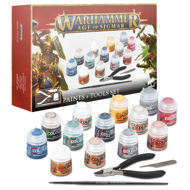 Age of Sigmar Paint and Tools Set