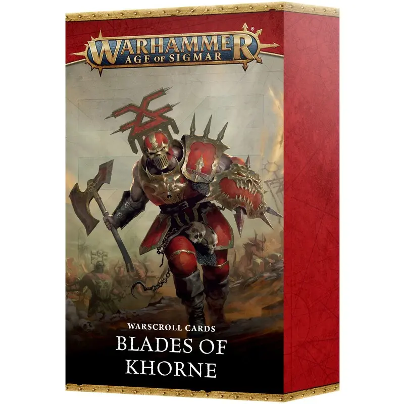 Blades of Khorne Warscroll Cards