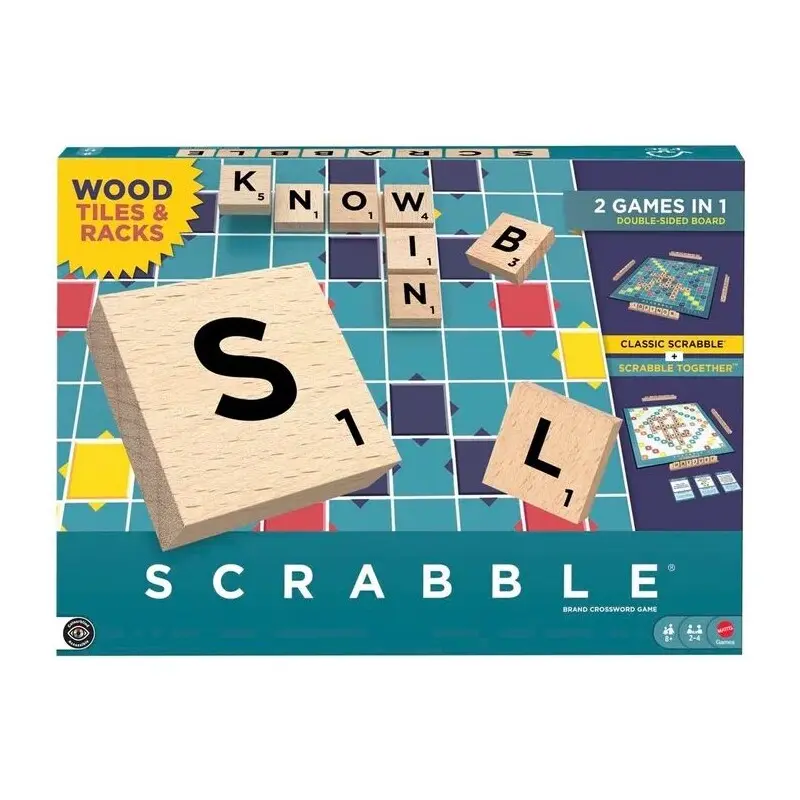 Scrabble Wood Edition Brettspill