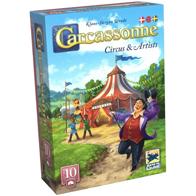 Carcassonne Circus & Artists Expansion