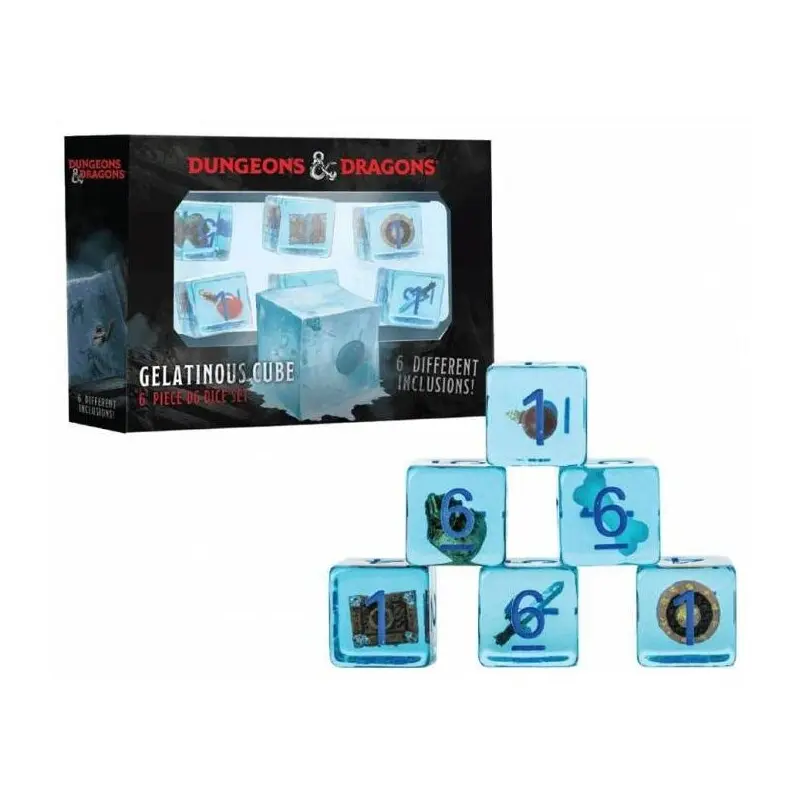 D&D Gelatinous Cube Dice Set