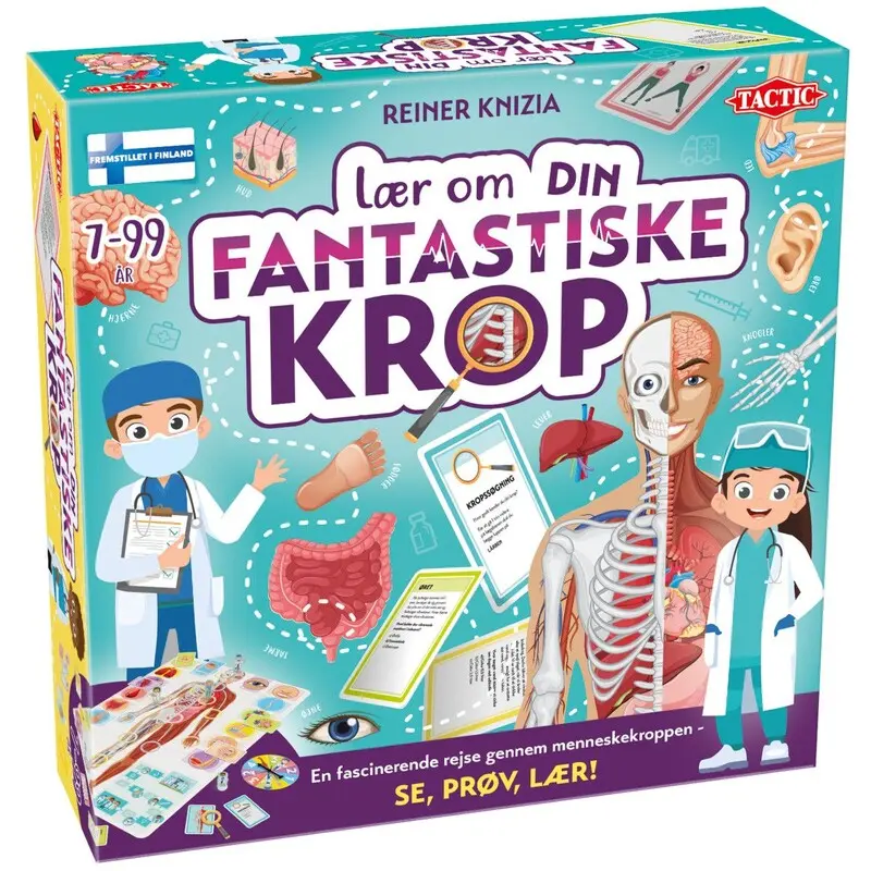 Lær om din fantastiske krop - DANSK