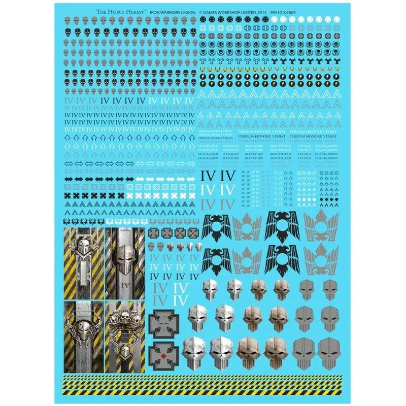 Iron Warriors Legion Transfer Sheet