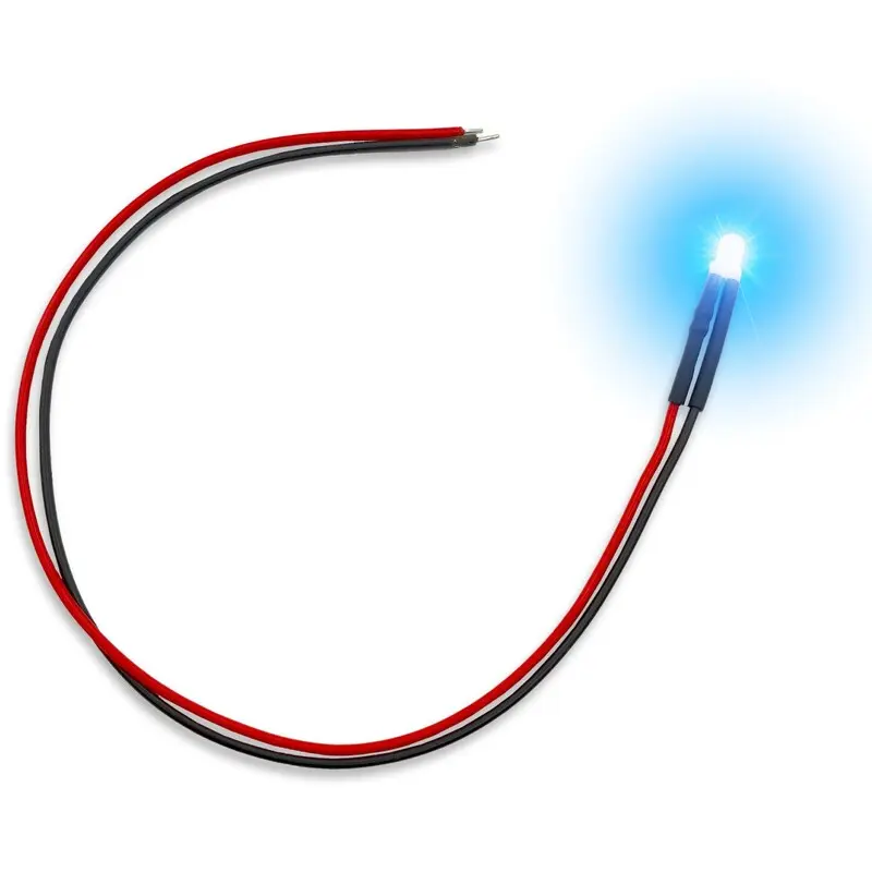 LED Light Orange Flickering 3mm (10 stk)