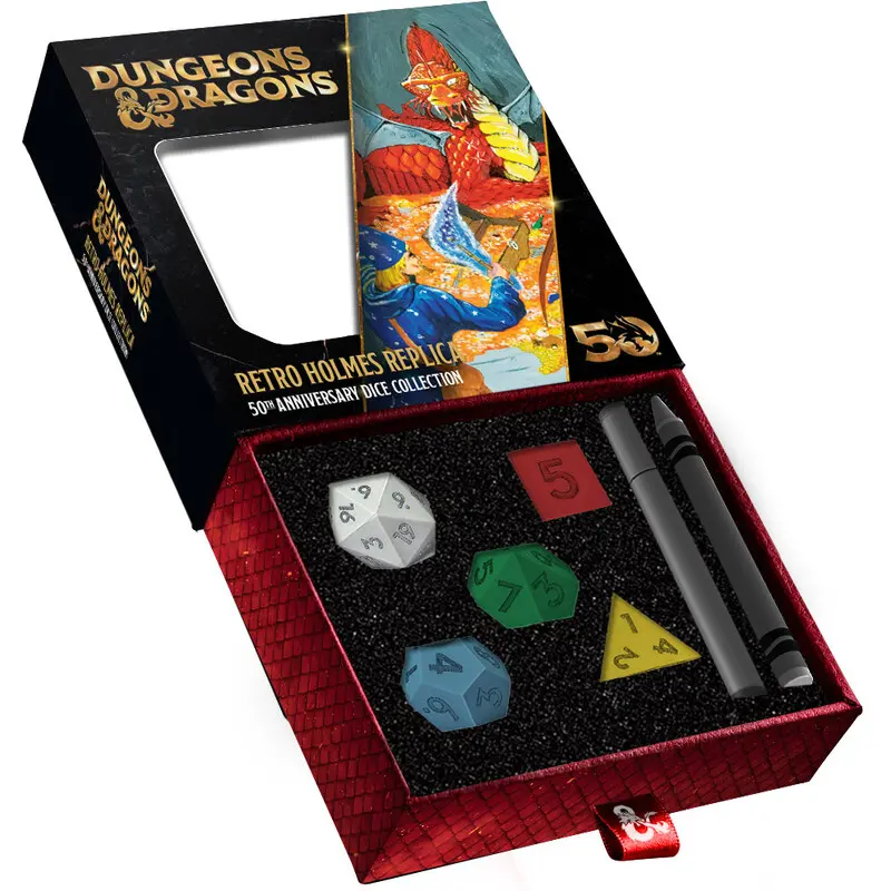 D&D Retro Holmes Replica Dice Set