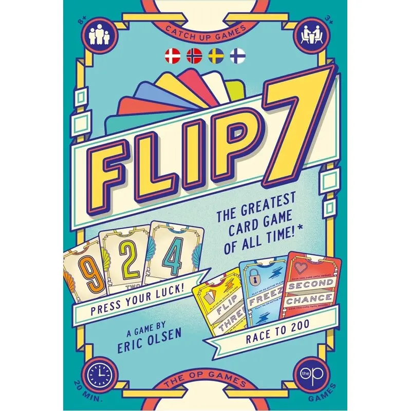Flip 7 Kortspill - Travel Edition