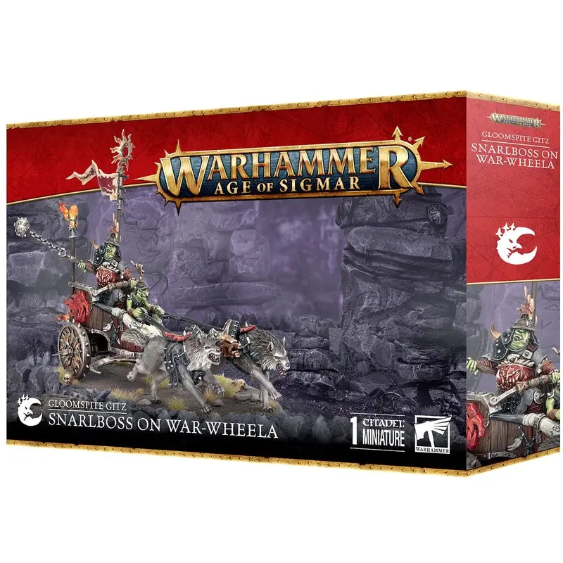 Gloomspite Gitz Snarlboss on War-Wheela