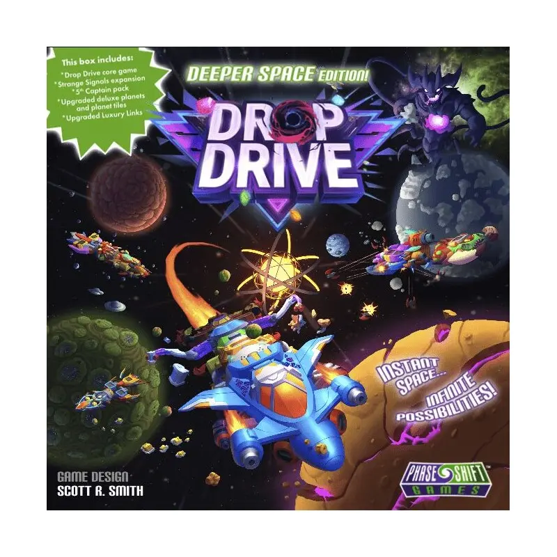 Drop Drive Deeper Space Ed Brettspill