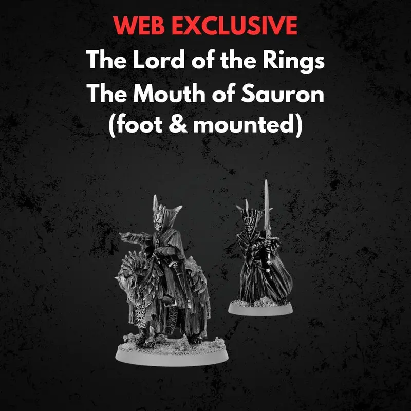 The Mouth of Sauron Foot & Mounted