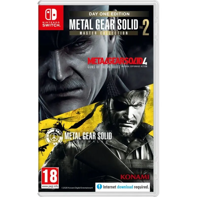 Metal Gear Solid Master Coll V2 Switch